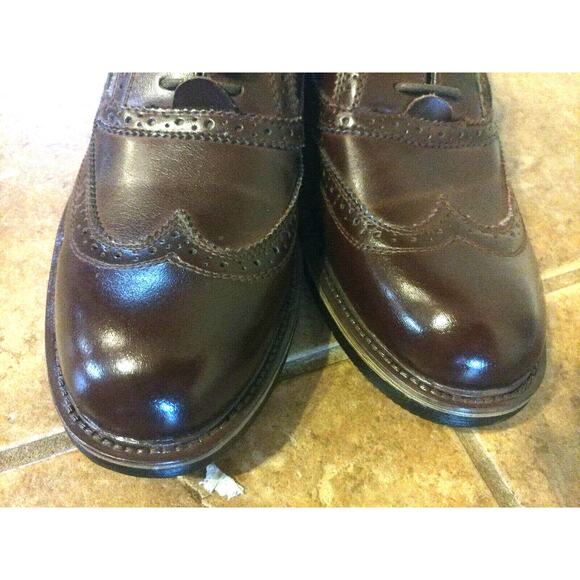 NEW Steve Madden Mens Wing Tip Oxfords Shoes Size 9 Brown Leather $135 main image 6